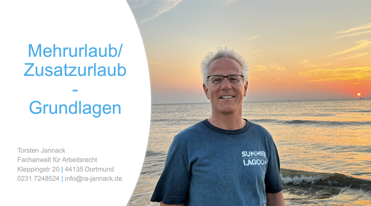 Mehrurlaub_Zusatzurlaub - Grundlagen